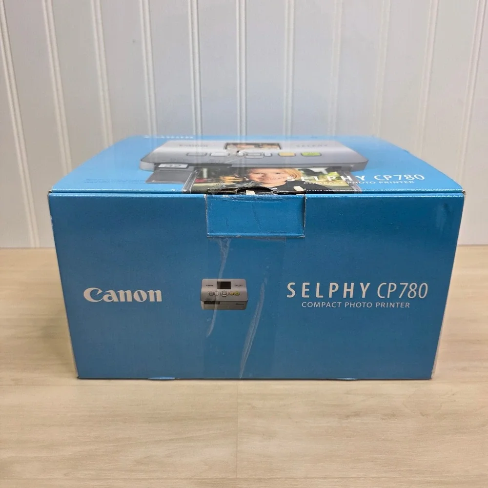 Canon SELPHY CP780 Compact Photo Printer Silver Portable 4x6 NEW Open Box